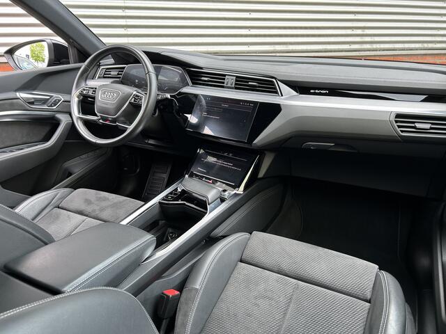 Audi e-tron e-tron 50 quattro Launch edition Black 71 kWh | 3x S-Line | Panorama-Dak | Cruise Adaptief | Luchtvering |