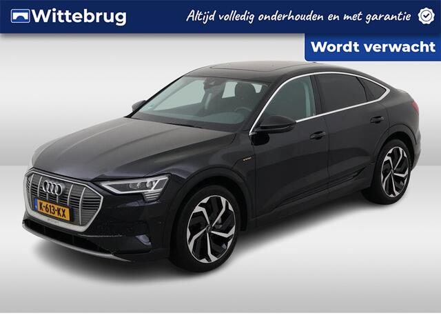 Audi e-tron Sportback 50 quattro Business edition Plus 71 kWh / PANO/ 313 PK/ CAMERA/ PARK. SENSOREN/ LEDER/ ELEK. ACHTERKLEP/ NAVI/ 21" LMV
