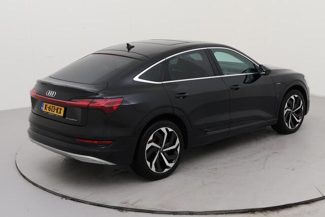 Audi e-tron Sportback 50 quattro Business edition Plus 71 kWh / PANO/ 313 PK/ CAMERA/ PARK. SENSOREN/ LEDER/ ELEK. ACHTERKLEP/ NAVI/ 21" LMV