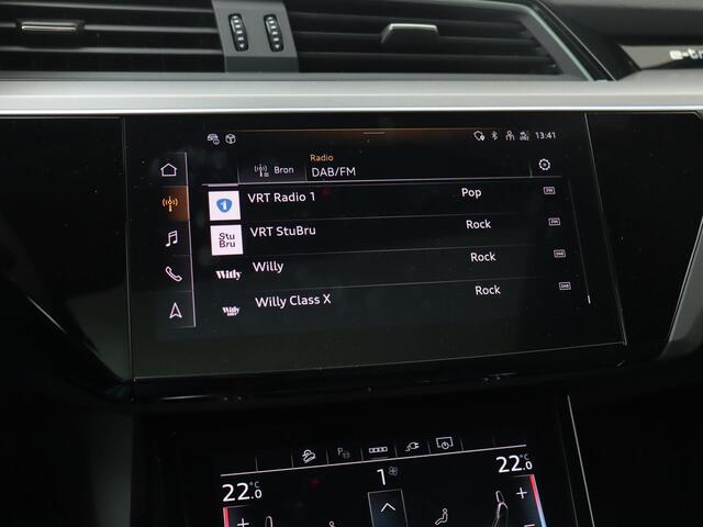 Audi e-tron Sportback S edition 55 quattro | 408 pk | Panoramadak | Volledig S-Line | Apple Carplay / Android Auto | B & O Premium Geluidssysteem | Adaptieve cruise control | Elektr. verstelbare stoelen met memory | 21" |