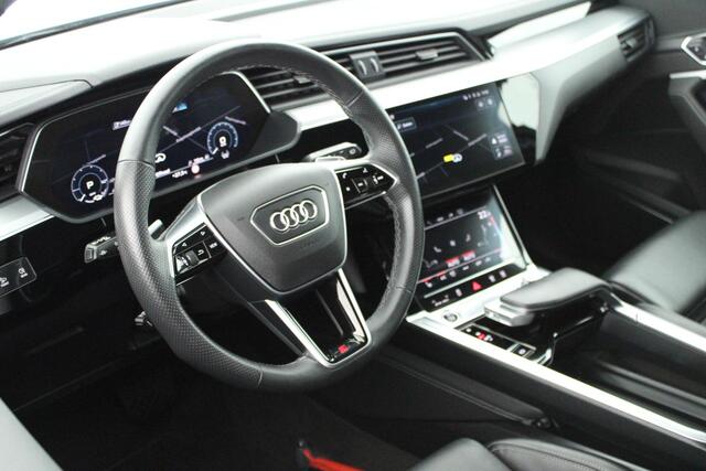 Audi e-tron 55 409pk quattro 2x S-Line 95 kWh Luchtvering B&O Leder Keyless Camera Virtual Cockpit Navigatie