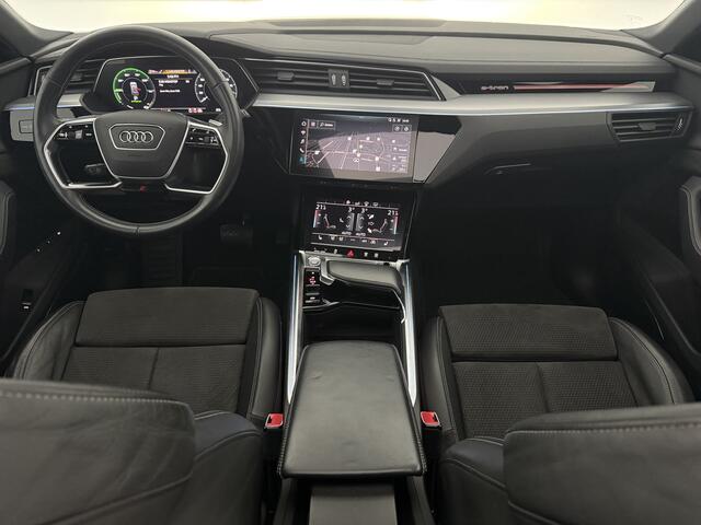 Audi e-tron 50 Quattro Launch edition 71 kWh 313PK Pano LED Sfeer Virtual Trekhaak Carplay Memory Head up Display Camera Navi Clima Cruise PDC 21''LMV