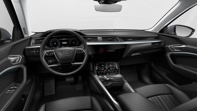 Audi e-tron e-tron 50 quattro Launch edition plus 71 kWh 313pk | Panoramadak | Lederen bekleding | Adaptieve cruise controle | Elektrisch verstelbare voorstoelen | Memory