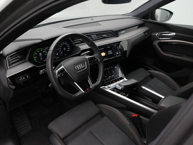Audi e-tron Sportback 55 quattro S edition 95 kWh 408 pk / S-Line | Panoramadak | Rondomzicht camera | Bang & Olufsen | Geheugenstoel | Leder/alcantara