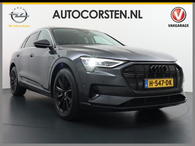 Audi e-tron 50 Quattro Launch Edition Plus 71kWh Leder+Verwarmd+Geheugen Apple Carplay Navi Panoramadak Luchtvering Adap.Cruise PDC Camera Stoelverwarming Pdc Led Lmv 20" Keyless-go Lichtpakket Dodehoekdetectie Regensensor Rijstrooksensor Lichtpakket Dealeronderhoude