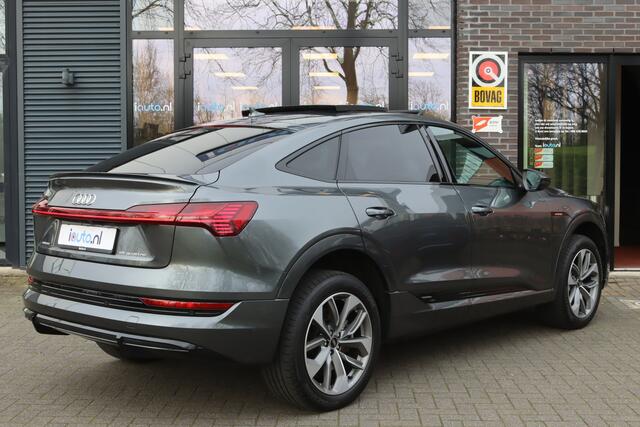 Audi e-tron Sportback 55 quattro S-Line 95 kWh Pano/Matrix LED/Camera/Optiek Zwart/ACC/Elek. stoelen/20"