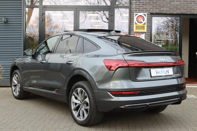 Audi e-tron Sportback 55 quattro S-Line 95 kWh Pano/Matrix LED/Camera/Optiek Zwart/ACC/Elek. stoelen/20"