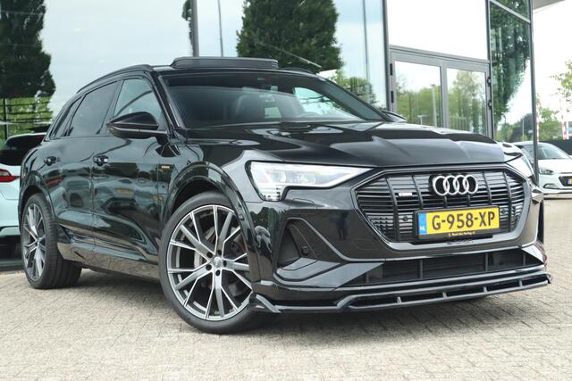 Audi e-tron 50 QUATTRO LAUNCH EDITION BLACK S-LINE 71 KWH | PANO | VIRT. COCKPIT | MEMORY | LUCHTVERING | ACC | AFN. TREKHAAK