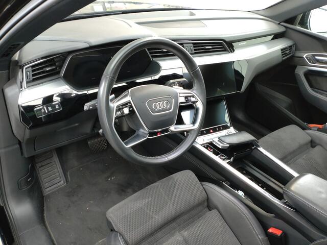 Audi e-tron Sportback 50 quattro S edition 71 kWh | Trekhaak | Elektrische stoelen | Camera | Pano