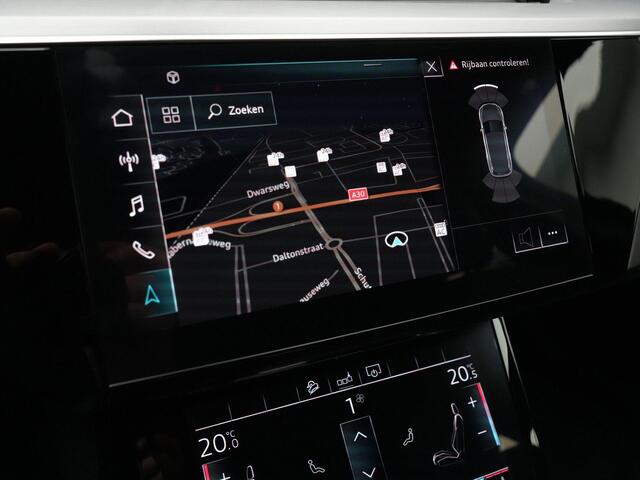 Audi e-tron 55 95 kWh 408 pk quattro Advanced | Luchtvering | Rondomzicht camera | Panoramadak | Standkachel | Adaptive Cruise | 21 inch