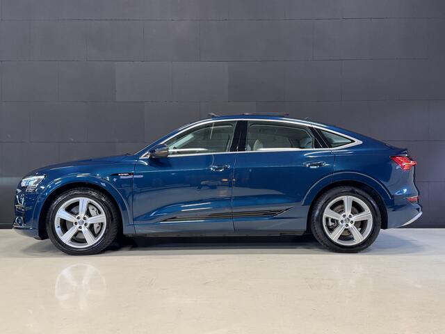 Audi e-tron Sportback 50 quattro 71 kWh | Pano | Camera | Afn. trekhaak | Carplay | Stoelverwarming | Leder