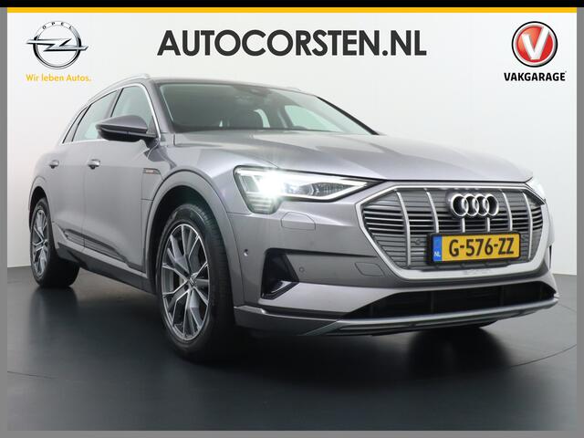 Audi e-tron Luchtvering Elektr.Leer+Memory+Verwarmd Pano-Dak Adap.Cruise Carplay LED Park-Assist PDC-a+V E-tron 20" Elektr.Achterklep 50 Quattro Launch Edition plus 71kWh Level-ride Actieve luidspreker E-Call Audi-Connect Keyless-go PTC SpoorAssist
