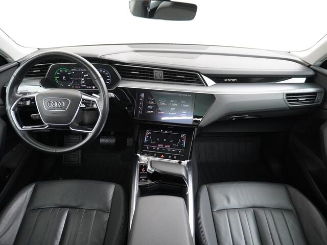 Audi e-tron Luchtvering Elektr.Leer+Memory+Verwarmd Pano-Dak Adap.Cruise Carplay LED Park-Assist PDC-a+V E-tron 20" Elektr.Achterklep 50 Quattro Launch Edition plus 71kWh Level-ride Actieve luidspreker E-Call Audi-Connect Keyless-go PTC SpoorAssist