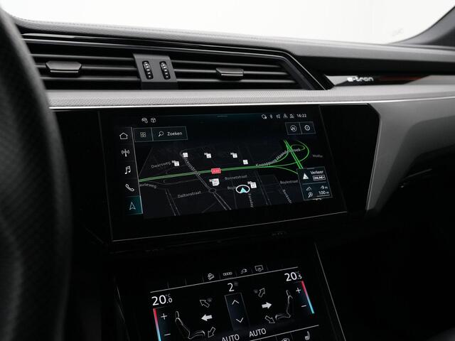Audi e-tron Sportback 55 408 pk quattro S-Line Black Edition | Panoramadak | Valcona leder | Rondomzicht camera | Geheugenstoel | Oranje gestikt | Matrix LED