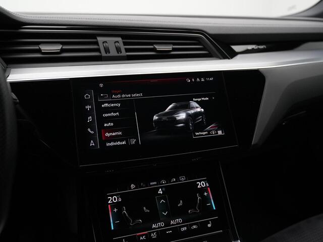 Audi e-tron 55 quattro S-Line 95 kWh 408 pk | Panoramadak | Geheugenstoel | Leder/alcantara | Achteruitrijcamera