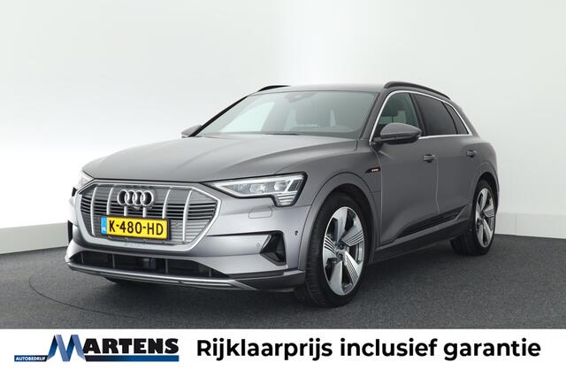 Audi e-tron 55 quattro 95 kWh 408pk SOH 95% Trekhaak 360Camera ACC Keyless Stoelverwarming Memory Navigatie
