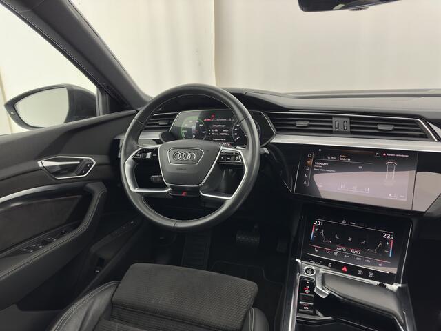 Audi e-tron Sportback 50 quattro S edition 71 kWh [3-Fase] {SOH-99%} (INCL.BTW) *PANO | LEATHER-MICROFIBRE | ADAPTIVE-CRUISE | FULL-LED | DIGI-COCKPIT | KEYLESS | MEMORY-PACK | CAMERA | NAVI-FULLMAP | SHIFT-PADDLES | DAB+ | COMFORT-SEATS | 21''ALU*