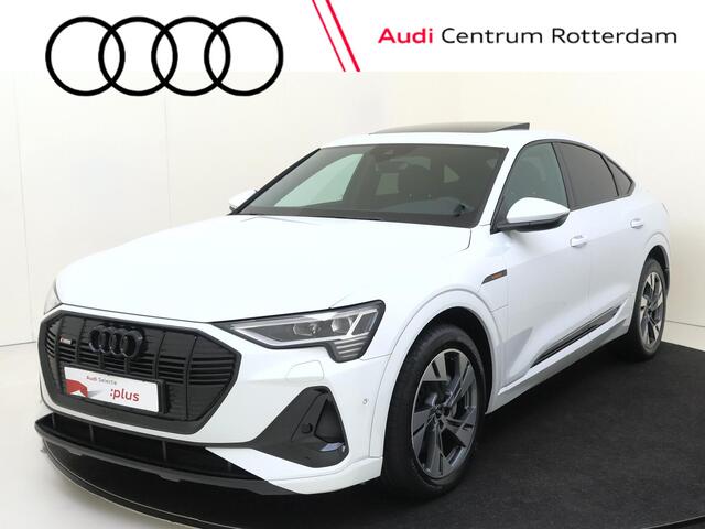 Audi e-tron Sportback 55 quattro S edition 95 kWh | Panoramadak | 22" velgen | Keyless | Luchtvering | Parkeerassistent | LED matrix verlichting | Sfeerverlichting | Achteruitrijcamera | Navigatie Plus |