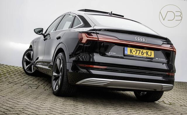 Audi e-tron Sportback 55 SOH 92% Quattro 95 kWh PANORAMA 21inch LEER
