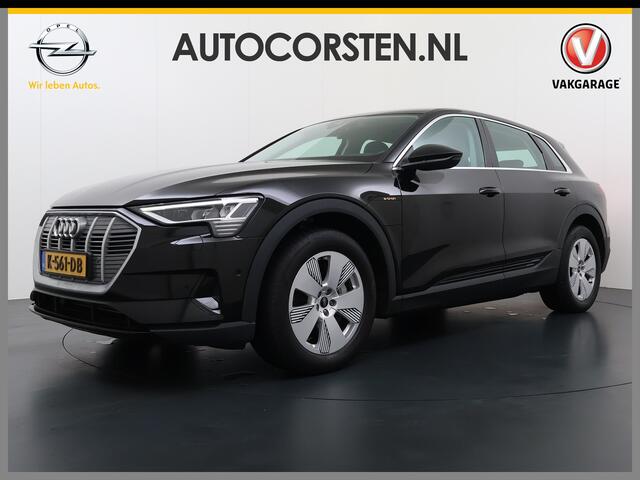 Audi e-tron 55 Quattro 95kWh 408PK Trekhaak Elektr.Leer+Verwarmd Pano-Dak Trekhaak Luchtvering Adap.Cruise Navi Ecc Stoelverwarming Business edition Plus LED Lmv Elek.Achterklep Privacy Glas Keyless Zwarte Hemel Origineel Nederlandse Auto SOH 89% Trekhaak 1800kg !