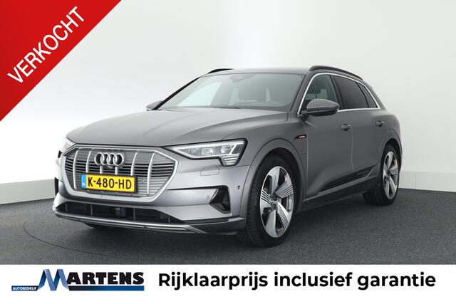 Audi e-tron 55 quattro 95 kWh 408pk SOH 95% Trekhaak 360Camera ACC Keyless Stoelverwarming Memory Navigatie