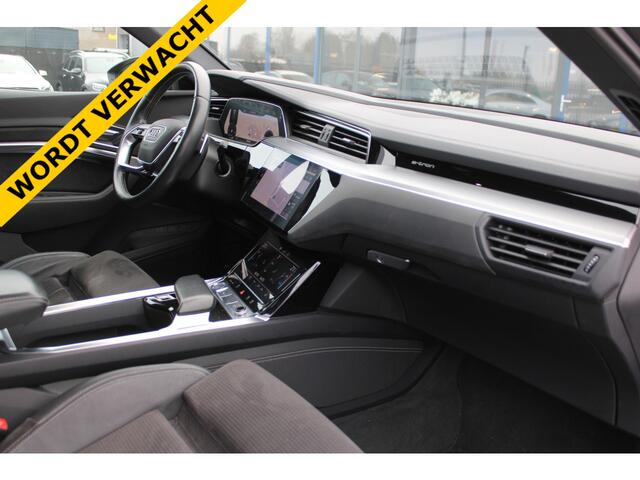 Audi e-tron E-tron 50 Quattro S-Edition Black 71 kWh PANORAMADAK MEMORY ACC VIRTUAL 21'' TREKHAAK