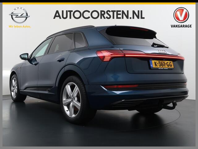 Audi e-tron 55 Quattro 95kWh SOH 96% Panoramadak Sportstoelen Trekhaak Adap.Cruise 360°Camera Apple Carplay Android Auto Leder Navi Ecc Business Edition Plus Elek.Stoelen+Memory Elek.Achterklep Matrix Led AWD 4WD 1.800KG Trekgewicht 1e Eigenaar Origineel Nederlandse 