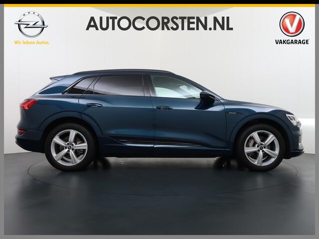 Audi e-tron 55 Quattro 95kWh SOH 96% Panoramadak Sportstoelen Trekhaak Adap.Cruise 360°Camera Apple Carplay Android Auto Leder Navi Ecc Business Edition Plus Elek.Stoelen+Memory Elek.Achterklep Matrix Led AWD 4WD 1.800KG Trekgewicht 1e Eigenaar Origineel Nederlandse 