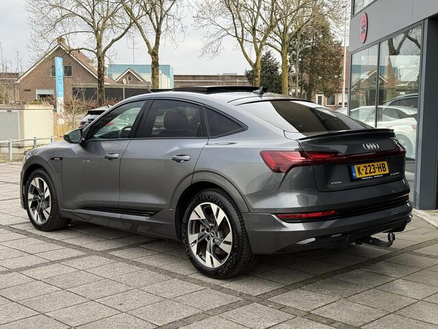 Audi e-tron Sportback 55 quattro S edition 95 kWh | SoH 87% | Trekhaak | Panorama | Camera |