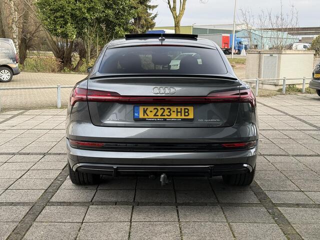 Audi e-tron Sportback 55 quattro S edition 95 kWh | SoH 87% | Trekhaak | Panorama | Camera |