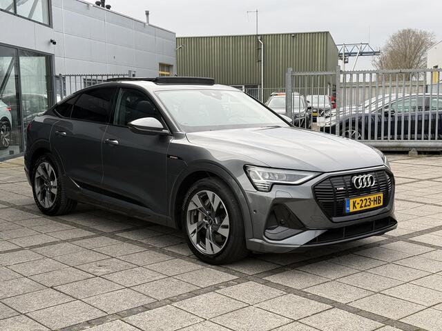 Audi e-tron Sportback 55 quattro S edition 95 kWh | SoH 87% | Trekhaak | Panorama | Camera |