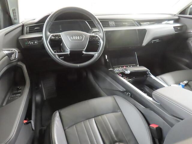 Audi e-tron 55 QUATTRO BUSINESS EDITION PLUS 95KWH I 92% SOH I SCHUIF/KANTELDAK I LEDEREN BEKLEDING