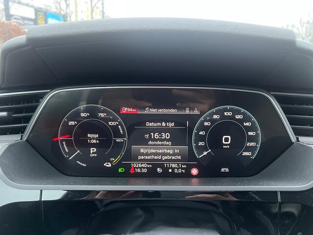 Audi e-tron e-tron 55 quattro advanced Pro Line Plus 95 kWh | Panoramadak | Bang & Olufsen | Stoelkoeling | Stoelverwarming | Massage | Head-Up Display | 360 Camera | Matrix LED | Luchtvering | Memory Seats | Elektrisch Verstelbare Stoelen