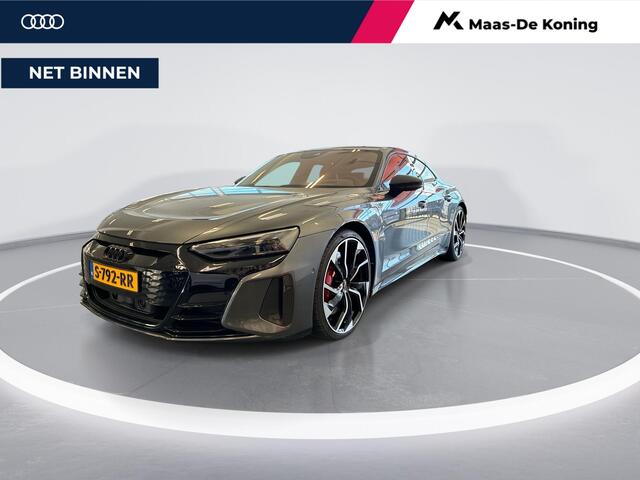 Audi e-tron GT RS 93 kWh 600pk · Carbon Optiekpakket · Nachtzichtassistent · Vierwielbesturing · Laser LED Matrix · Luchtvering · Voorstoelen met massagefunctie & ventilatie ·