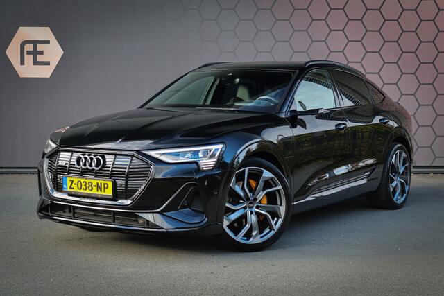 Audi e-tron Sportback 55 quattro 95 kWh | RS-STOELEN | ADAPTIVE CRUISE | 22" | B&O SURROUND | PANORAMADAK | VIRTUAL MIRRORS | STUURWIELVERWARMING | TREKHAAK| HEAD-UP DISPLAY | STOELVERWARMING V+A | LUCHTVERING | CARPLAY | DUBBE GLAS | SFEERVERLICHTING | DUBBEL OPLAAD