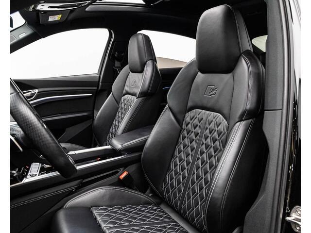 Audi e-tron Sportback 55 Quattro S-LINE 95 kWh (300kW/408pk) ** MATRIX, S-SPORTST, DIAMANT LEDER, PANO, VERW. ST, 21-inch LMV, OPTIK SCHWARZ ** UNFALLFREI ** ** INFORMEER OOK NAAR ONZE AANTREKKELIJKE FINANCIAL-LEASE TARIEVEN **