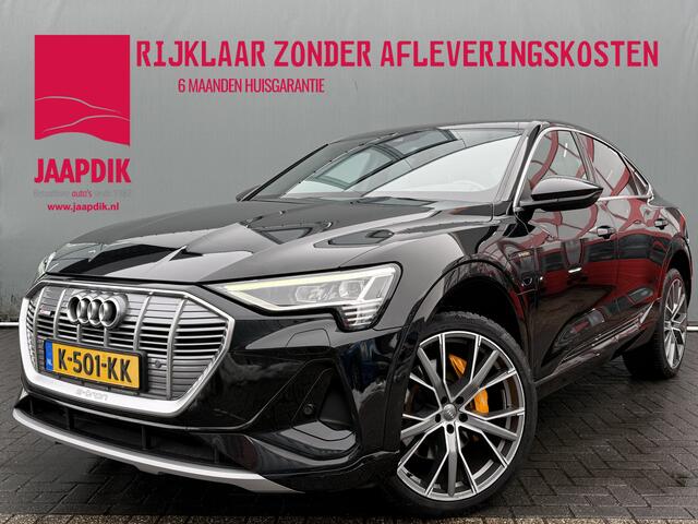Audi e-tron Sportback BWJ 2020 55 408 PK quattro S edition 95 kWh AUTOMAAT | ALCANTARA | STOELVERW. | MEMORY STOELEN | SCHUIF PANO | ADAPTIVE CRUISE | NAVI | CLIMA | PDC | CAMERA | 22" LMV |