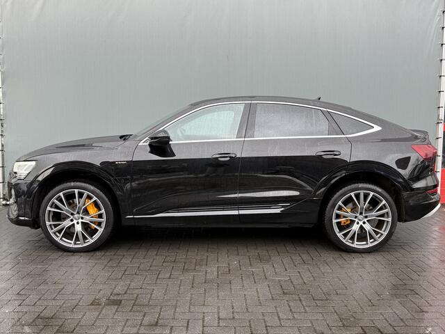 Audi e-tron Sportback BWJ 2020 55 408 PK quattro S edition 95 kWh AUTOMAAT | ALCANTARA | STOELVERW. | MEMORY STOELEN | SCHUIF PANO | ADAPTIVE CRUISE | NAVI | CLIMA | PDC | CAMERA | 22" LMV |