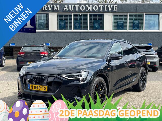 Audi e-tron Sportback 55 quattro S edition 95 kWh VAN ¤ 39.900,- VOOR ¤ 36.877,- UW LENTEVOORDEEL ¤ 3.023,-! | SOH 95% | S LINE BLACKLINE | B&O AUDIO | ADAPTIVE CRUISE | 360 CAMERA | KEYLESS ENTRY