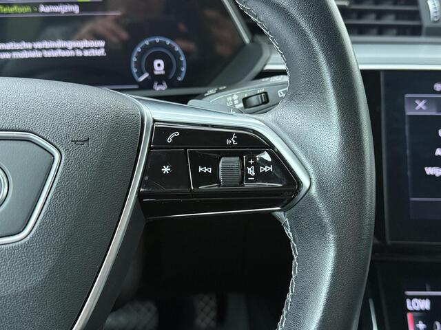 Audi e-tron 55 quattro Advanced edition Plus 95 kWh | 408 PK | SoH 100% | Adaptive cruise control | Luchtvering | Area view 360 | Stoelverwarming V+A | Dodehoek detectie |
