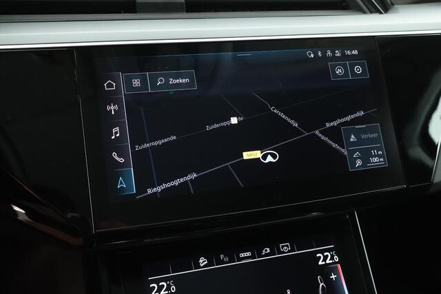 Audi e-tron 55 408pk Advanced edition Plus 95 kWh SOH 100% Trekhaak Leder Memory Stoelverwarming Luchtvering Navigatie