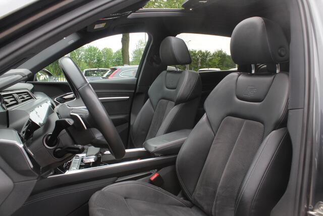 Audi e-tron 50 quattro S edition 71 kWh / SoH 91,5% / Panoramadak / Camera / Head-up / B&O / Luchtvering / 20'' / Matrix LED / CarPlay / Stoelverwarming / DAB / ACC