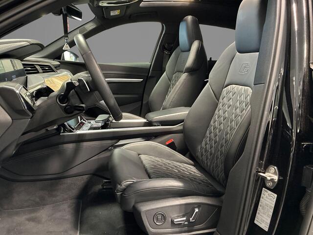 Audi e-tron Sportback 55 quattro 408pk S Edition 95 kWh · SOH 95,5% · Panoramadak · Luchtvering · 360 Camera · Leder Valcona · Head-Up Display · Elek. Stoelen + Geheugen Bestuurder ·