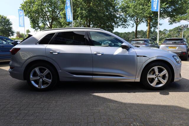 Audi e-tron 55 quattro S Edition 95 kWh PANO B&O TREKHAAK-AFN SPORTSTUUR LUCHTVERING VIRTUAL MEMORY 360-CAM ACC LEER DAB STOELVERW. CARPLAY 2XPDC 20''LMV