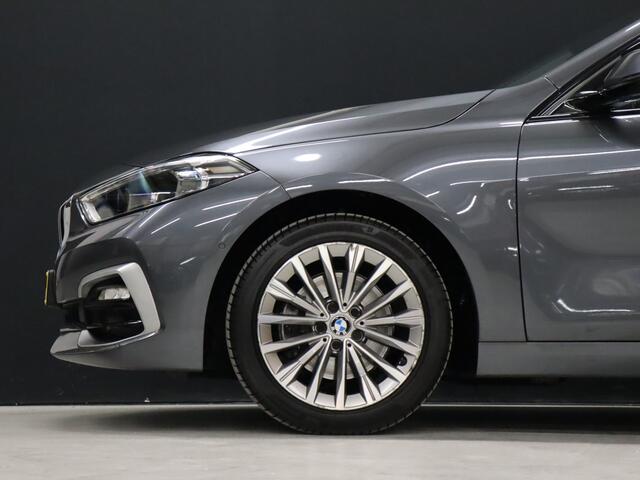 BMW 1-SERIE 118i High Executive Edition [SCHUIFKANTELDAK, APPLE CARPLAY, ANDROID, VOL LEDER, CAMERA, STOELVERWARMING, CRUISE, CLIMATE, NIEUWSTAAT]