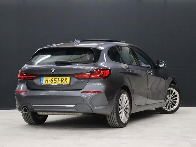 BMW 1-SERIE 118i High Executive Edition [SCHUIFKANTELDAK, APPLE CARPLAY, ANDROID, VOL LEDER, CAMERA, STOELVERWARMING, CRUISE, CLIMATE, NIEUWSTAAT]