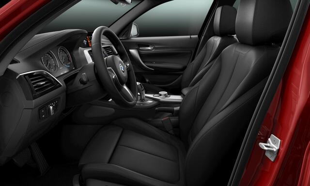 BMW 1-SERIE 118i Aut. | M-Sport | NaviProf | Schuifdak | Leder | H&K | 18"LM | NL Auto | Melbourne Red