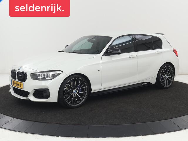 BMW 1-SERIE M140i High Executive | Stoelverwarming | Carplay | Leder | Adaptief LED | Keyless | Navigatie | Sportstoelen | Parkeerhulp | Climate control | Cruise control | Bluetooth | Getint glas | M Sport