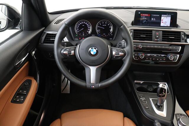 BMW 1-SERIE 118I ED. M SPORT SHADOW HIGH EXECUTIVE -PANO.DAK|LEDER|HIFI|CRUISE|STOELVERW.|18"|DEALERONDERH.