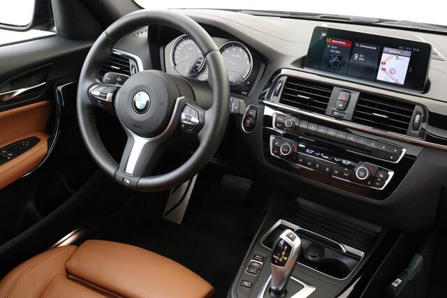 BMW 1-SERIE 118I ED. M SPORT SHADOW HIGH EXECUTIVE -PANO.DAK|LEDER|HIFI|CRUISE|STOELVERW.|18"|DEALERONDERH.